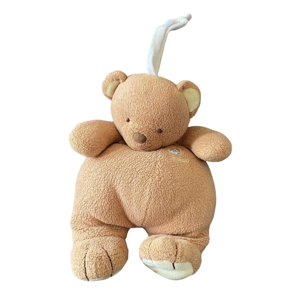 Carter’s  Musical Bear Crib Lil Baby Toy Lullaby Brown  Plush Lovey Vintage